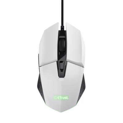 Mouse Trust Gaming Rgb Gxt 109w Felox 25066 Color Blanco