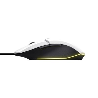 Mouse Trust Gaming Rgb Gxt 109w Felox 25066 Color Blanco