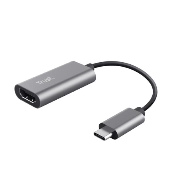 Adaptador Trust 23774 Usb-c A Hdmi Hembra Uhd 4k Audio Multicanal