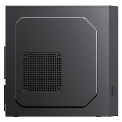 Caja Micro Atx Unyka Aero C12 V1 Uk521116 Negra Con 2 Bahias De