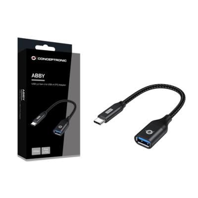 Adaptador Usb-c Conceptronic Abby18b A 1xusb-a 3.2 10 Gbps