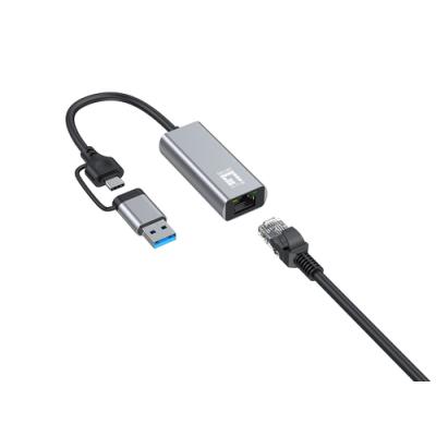 Adaptador Usb-c Level One Usb-0423 A Rj45 1x2.5 Gigabit Con