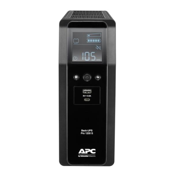 Sai Apc Br1200si Back Ups Pro Br 1200va Sinewave 8xiec Avr Pantalla Lcd 1xusb-a 1xusb-c Formato Torre