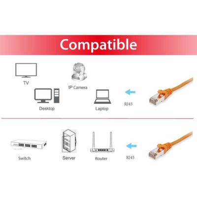 Equip 606611 cable de red Naranja 30 m Cat6a S/FTP (S-STP)