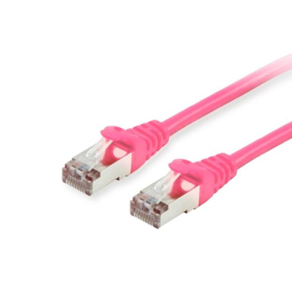 Equip 605580 cable de red Rosa 1 m Cat6 S/FTP (S-STP)