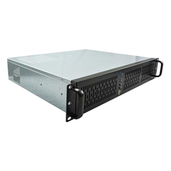 Caja Rack 19" 2u Unykach Uk2129 Rejilla Frontal Con Filtro Antipolvo Usb 2.0 Y 3.0