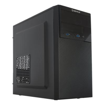 Caja Micro Atx Unykach Aero C20 Color Negro 1 Bahias De 5.25