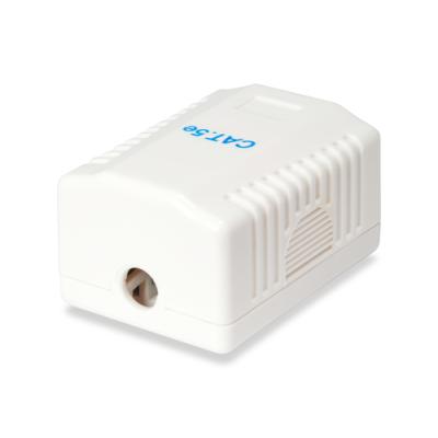 Roseta De Superficie Categoria 5e 1 Hembra Rj45 Color Blanco