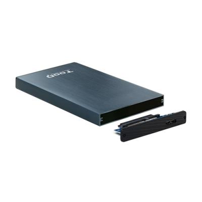 Caja Externa 2.5" Usb 3.0 Tooq Tqe-2527pb Para Hd Hasta 9,5mm