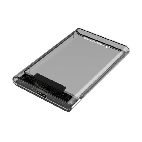 Caja Externa 2.5" Usb 3.0 Conceptronic Usb 3.0 Sata Transparente Sin Tornillos Dante03t