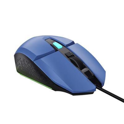 Trust Gaming GXT 109B Felox Ratón Gaming Azul de 6 Botones