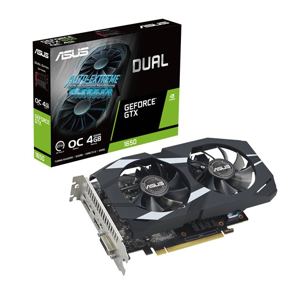 Asus Dual GeForce GTX 1650 OC EVO 4GB GDDR6