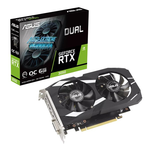 Asus Dual GeForce RTX 3050 OC Edition 6GB GDDR6