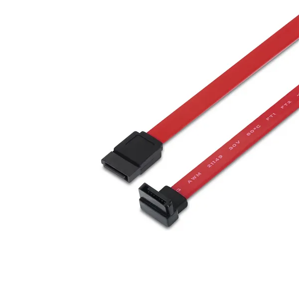 Cable SATA Aisens A130-0155/ SATA Hembra - SATA Hembra/ Hasta 0.1W/ 768Mbps/ 50cm/ Rojo