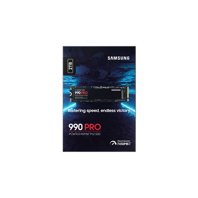 Samsung SSD 990 PRO 2TB NVMe a 7450MB/s PCIe 4.0 M.2 2280