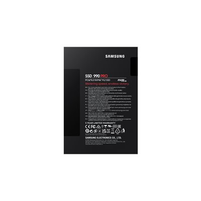 Samsung SSD 990 PRO 2TB NVMe a 7450MB/s PCIe 4.0 M.2 2280