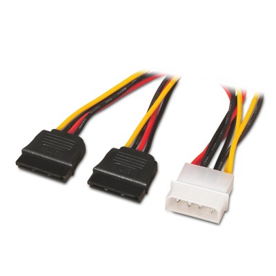 Cable Duplicador de Alimentación Aisens A131-0161/ Molex 4 PIN