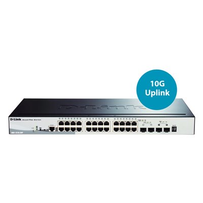 Switch D-Link Smart DGS-1510-28P 28 Puertos/ RJ-45 10/100/1000