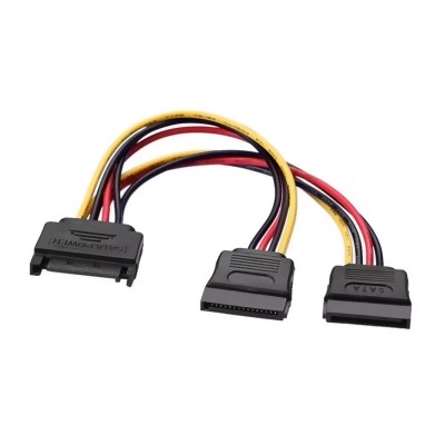 Cable Alimentación Aisens A131-0353/ SATA Macho - 2x SATA