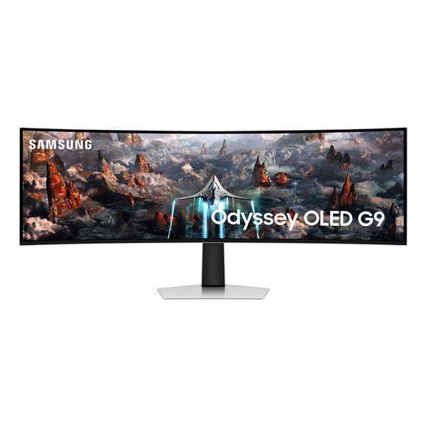 Monitor Gaming Ultrapanorámico Curvo Samsung Odyssey OLED G9 S49CG934SU 49'/ Dual QHD/ 0.03ms/ 240Hz/ OLED/ Multimedia/ Plata