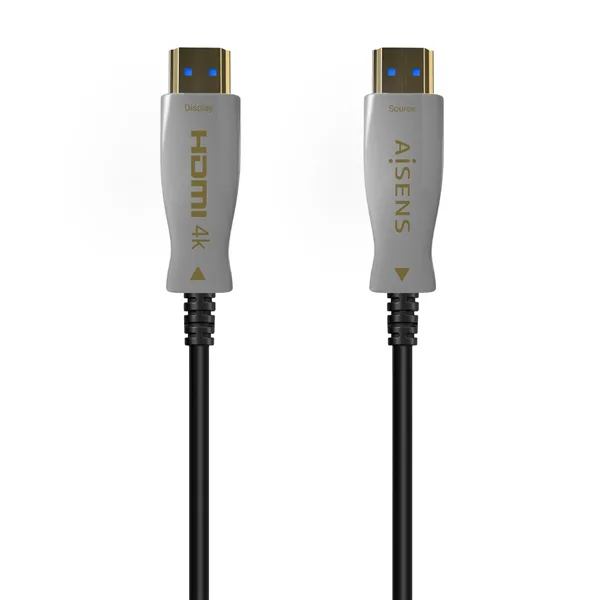 Cable HDMI 2.0 AOC 4K Aisens A148-0698/ HDMI Macho - HDMI Macho/ 100m/ Negro