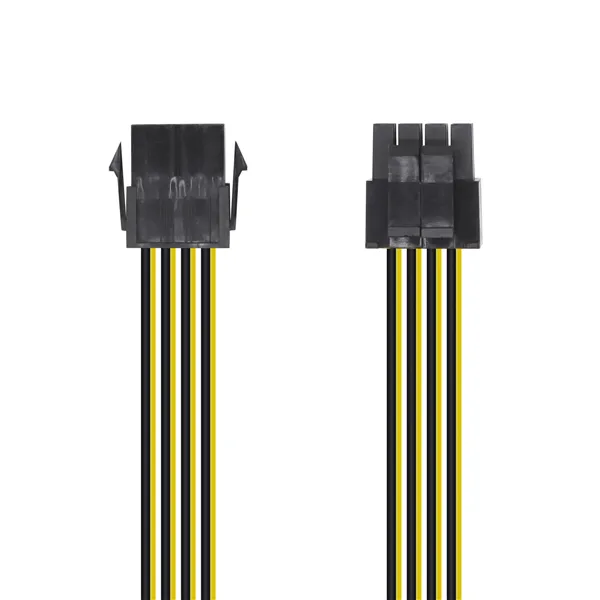 Cable de Alimentación Microprocesador Aisens A131-0419/ Molex -4+4 PIN Macho - Molex 8 PIN Hembra/ 30cm