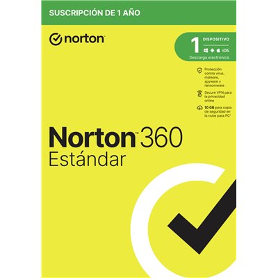 Norton 360 standard 10gb es 1 us 1 dispositivo 1a