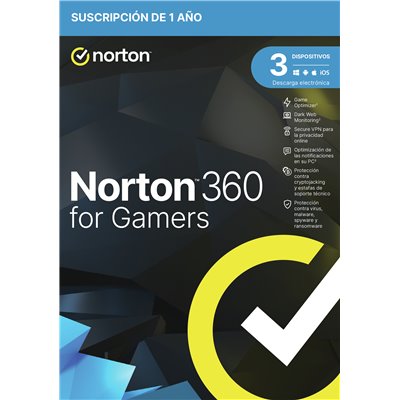 Norton 360 gamers 50gb es 1 us 3 dispositivo 1a