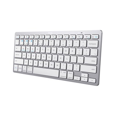 Teclado Trust Basics Bluetooth Ultrafino Para Pc, Tableta Y