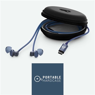 Energy Sistem Metallized Azul - Auriculares con conexión USB-C