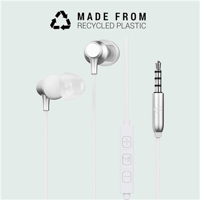 Energy Sistem Metallized Jack 3,5 mm Blanco - Auriculares con