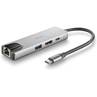 NGS Wonder Dock Supra USB-C 4en1 HDMI 4K/RED RJ45 Giga/USB