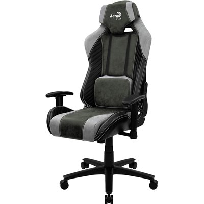 Aerocool Silla Gaming Baron Hunter Green Aerosuede - Gama