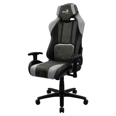 Aerocool Silla Gaming Baron Hunter Green Aerosuede - Gama