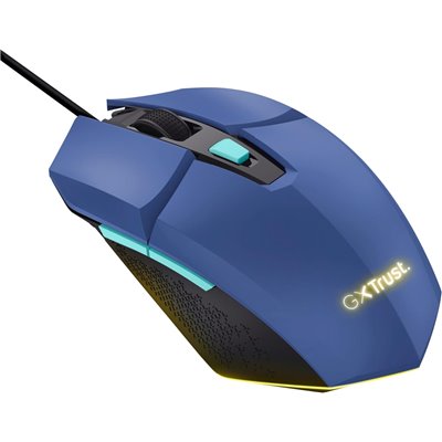 Trust Gaming GXT 109B Felox Ratón Gaming Azul de 6 Botones