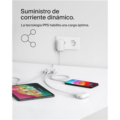 Belkin BoostCharge Cargador de Pared con Dos Puertos de 42 W