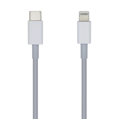 Cable Lightning Aisens A102-0441/ Lightning Macho - USB Tipo-C