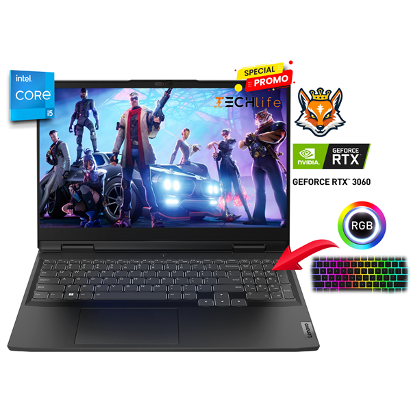 Lenovo IdeaPad Gaming 3 15iAH7 Intel Core i5-12450H 16GB 512GB SSD RTX3060 6GB 15.6" IPS FHD W11