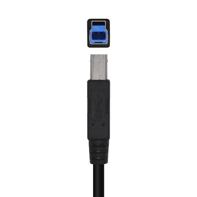 Cable USB 3.0 Impresora Aisens A105-0445/ USB Tipo-B Macho -