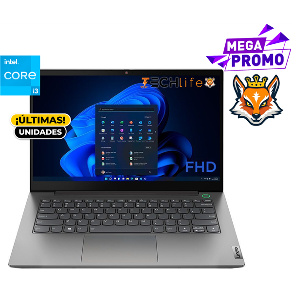 Lenovo ThinkBook 14 G4 IAP - Intel Core i3-1215u 8GB 256GB SSD 14" FHD W11 Pro Mineral Grey Aluminio