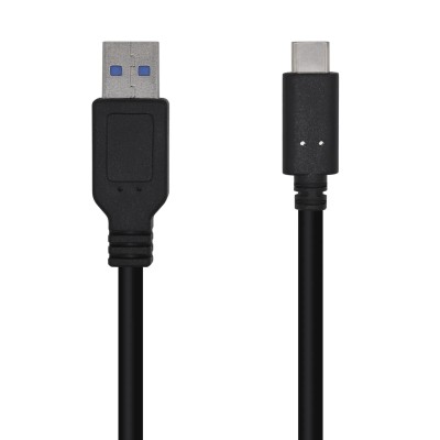 Cable USB 3.1 Tipo-C Aisens A107-0449/ USB Tipo-C Macho - USB