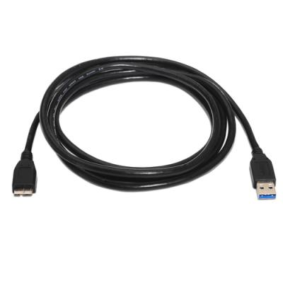 Cable USB 3.0 Aisens A105-0044/ USB Macho - MicroUSB Macho/