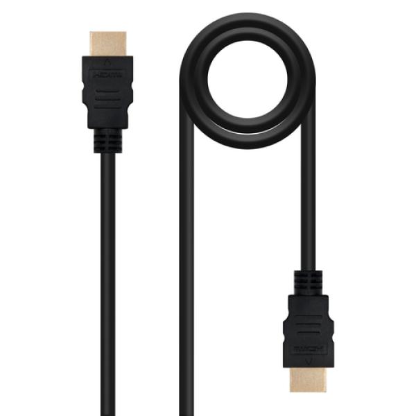 Cable HDMI 1.4 Nanocable 10.15.1707/ HDMI Macho - HDMI Macho/ 7m/ Negro