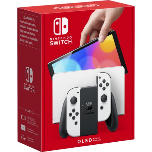 Nintendo Switch Versión OLED Blanca/ Incluye Base/ 2 Mandos Joy-Con