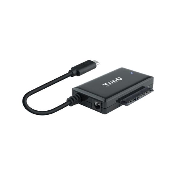 Adaptador para Discos Duros 2.5'/3.5' TooQ TQHDA-02C/ USB Tipo-C Macho - SATA