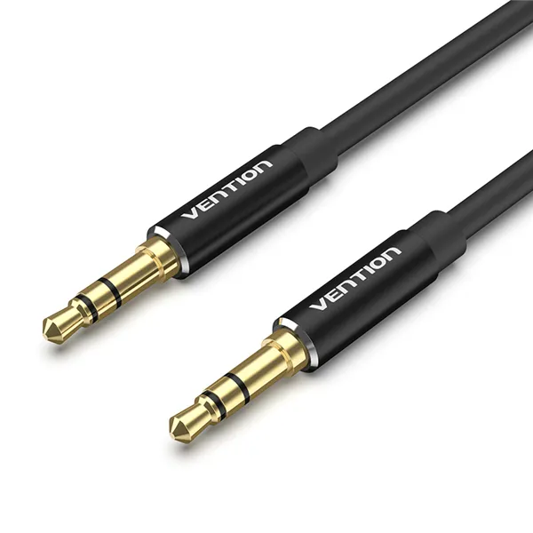 Cable Estéreo Vention BAXBD/ Jack 3.5 Macho - Jack 3.5 Macho/ 50cm/ Negro