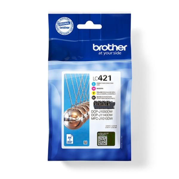 Brother cartucho multipack lc421val