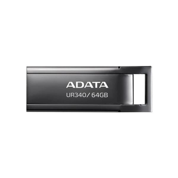 Adata lapiz usb ur340 64gb usb 3.2 metal black