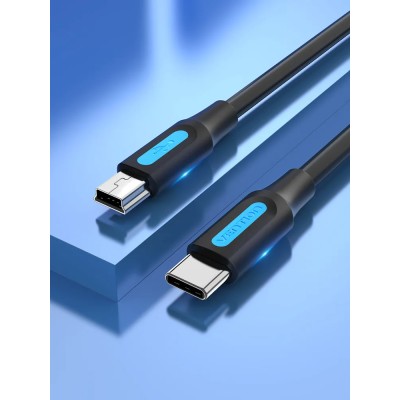 Cable USB 2.0 Tipo-C Vention COWBF/ USB Tipo-C Macho - MiniUSB