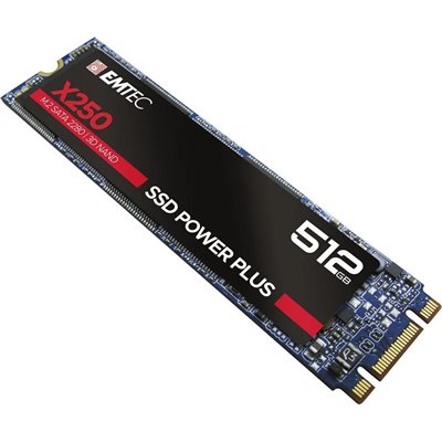 Disco M.2 Sata3 512gb Emtec Power Plus X250 (500mb/s Escritura)